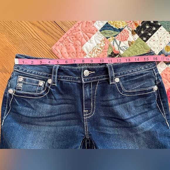 Miss Me Embellished Mid Rise Boot Jeans 30/33💎 - Picture 3 of 16